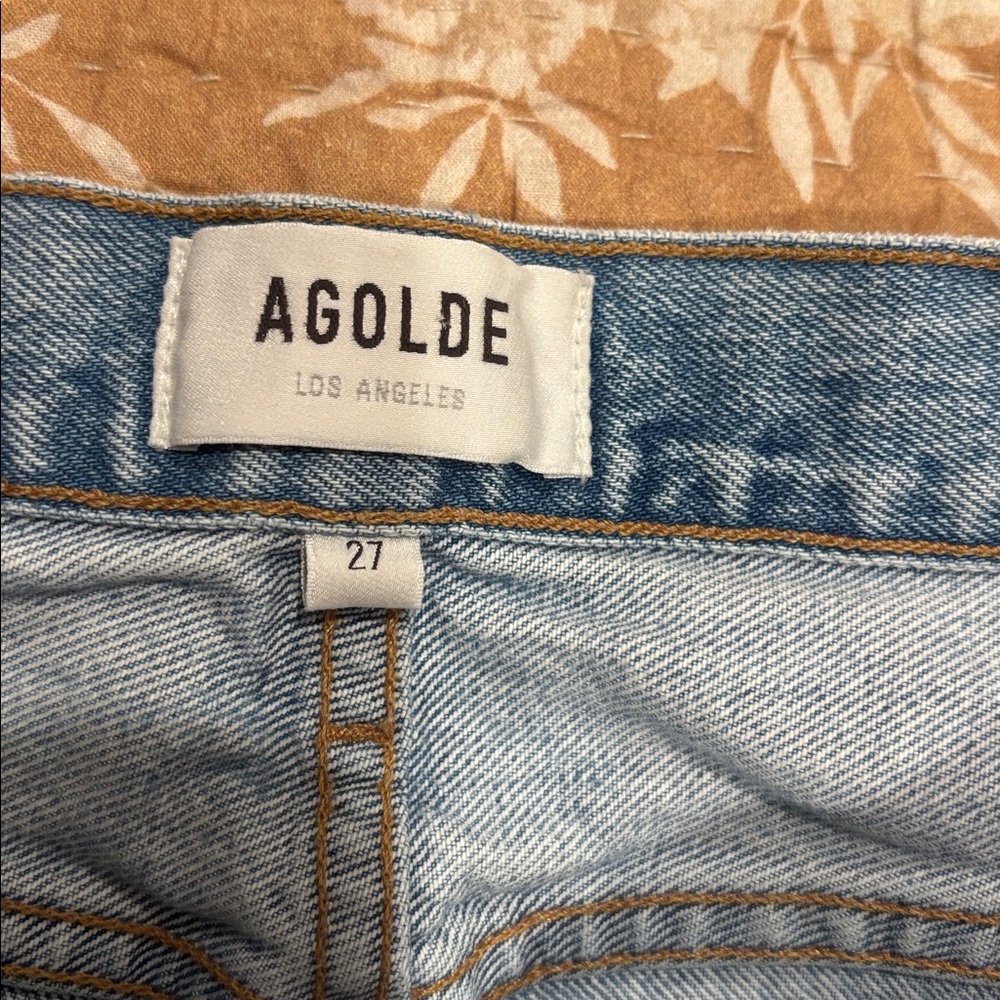 Agolde Cherie High Rise Straight Jeans in Merit Sz 27 / 4 - Picture 6 of 16